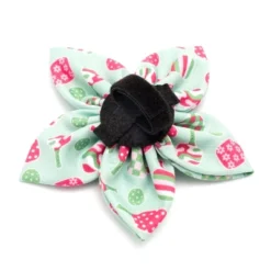 Pickleball Dog Flower - Adjustable Collar Accessory By The Worthy Dog