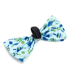 Pickleball Dog Bow Tie - Adjustable Collar Accessory By The Worthy Dog