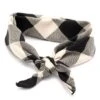 The Worthy Dog Black/Off White Buffalo Plaid Classic Square Tie-On Bandana -Pet Shop GUEST 2a5f8919 4a9c 4fbf 8272 84cd9c76b191