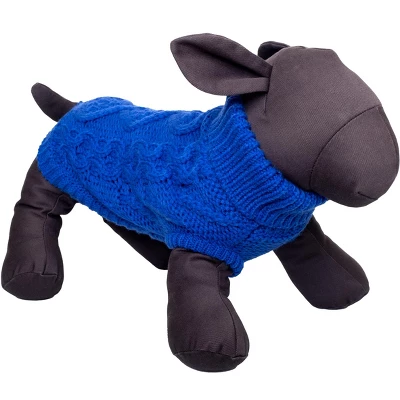 The Worthy Dog Chunky Knit Turtleneck Pullover Sweater 4 The Worthy Dog Chunky Knit Turtleneck Pullover Sweater - Image 2