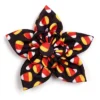 The Worthy Dog Candy Corn Flower Adjustable Collar Attachment Accessory