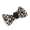 The Worthy Dog Leopard Bow Tie Adjustable Collar Attachment Accessory
