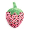 Strawberry Squeaky Plush Dog Toy - The Worthy Dog