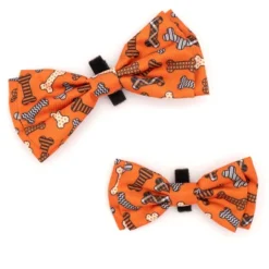 The Worthy Dog Halloween Bones Bow Tie - Adjustable Pet Collar Accessory -Pet Shop GUEST 47fc3288 64a2 4cd9 8079 634ab745ca2f