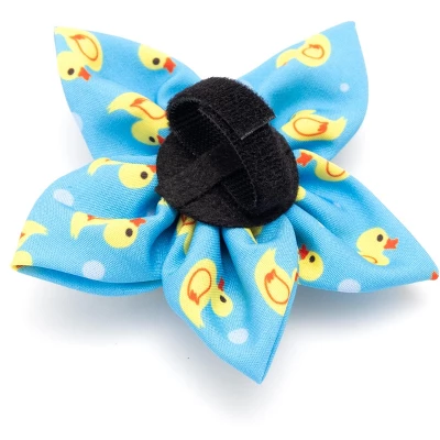 The Worthy Dog Rubber Duck Flower Adjustable Collar Attachment Accessory 4 The Worthy Dog Rubber Duck Flower Adjustable Collar Attachment Accessory - Image 2
