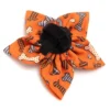 The Worthy Dog Halloween Bones Flower - Adjustable Pet Collar Accessory