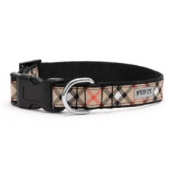 The Worthy Dog Bias Plaid Dog Collar -Pet Shop GUEST 57bc55cc f89c 4c23 9d0c 73d439933f08