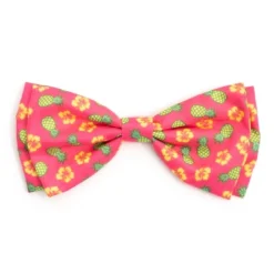 The Worthy Dog Pineapples Bow Tie Accessory -Pet Shop GUEST 617c0de4 fa3c 42b3 a6fc e6db4f22e049