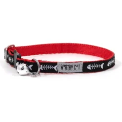 The Worthy Dog Dinner Breakaway Adjustable Cat Collar