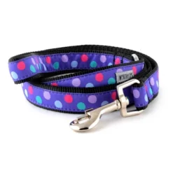 The Worthy Dog Gumball Purple Dog Leash