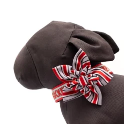 The License House Ohio State Buckeyes Dog Helmet Stripe Flower Collar Accessory
