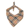 The Worthy Dog Plaid Classic Square Tie-On Bandana