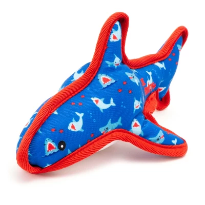 The Worthy Dog Tough Chomp The Shark Dog Toy 4 The Worthy Dog Tough Chomp The Shark Dog Toy - Image 2