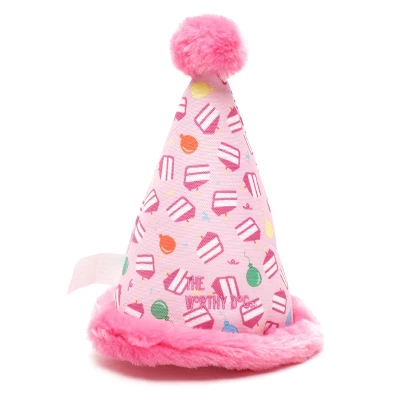 The Worthy Dog Birthday Hat Tough Dog Toy 4 The Worthy Dog Birthday Hat Tough Dog Toy - Image 2