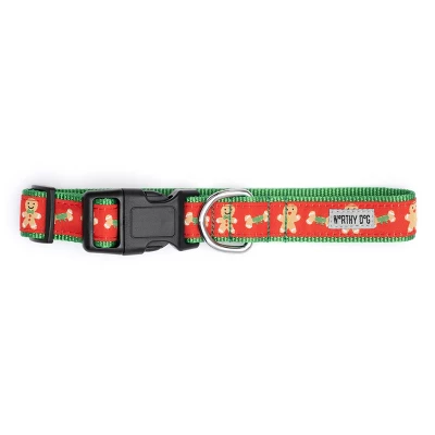 The Worthy Dog Gingerbread Bones Adjustable Dog Collar 4 The Worthy Dog Gingerbread Bones Adjustable Dog Collar - Image 2