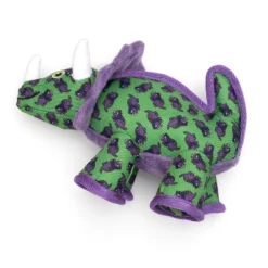 The Worthy Dog Triceratops Tough Dog Toy