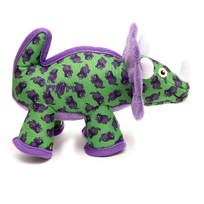 The Worthy Dog Triceratops Tough Dog Toy 4 The Worthy Dog Triceratops Tough Dog Toy - Image 2
