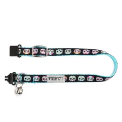 The Worthy Dog Skeletons Breakaway Adjustable Cat Collar
