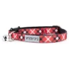 The Worthy Dog Bias Plaid Breakaway Adjustable Cat Collar