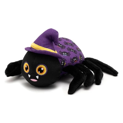 Halloween Spike Spider Squeaky Tough Plush Dog Toy - The Worthy Dog 3 Halloween Spike Spider Squeaky Tough Plush Dog Toy - The Worthy Dog