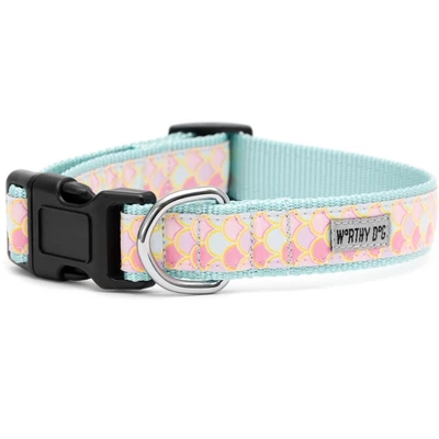 The Worthy Dog Mermaid Adjustable Dog Collar 4 The Worthy Dog Mermaid Adjustable Dog Collar - Image 2
