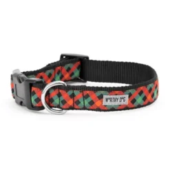 The Worthy Dog Holiday Check Dog Collar -Pet Shop GUEST bf9a7b3c df9f 4133 8e46 2dc8d8bb3c81