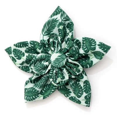 The Worthy Dog Tropical Leaves Flower Accessory 5 The Worthy Dog Tropical Leaves Flower Accessory - Image 3