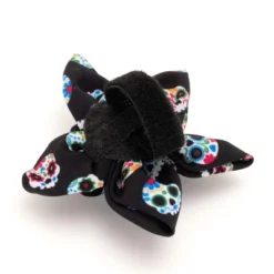 The Worthy Dog Skeletons Flower Adjustable Collar Attachment Accessory