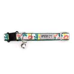 The Worthy Dog Spring Bouquet Breakaway Adjustable Cat Collar -Pet Shop GUEST cb18dc4e eea7 4589 b7d6 c91b245ce03d