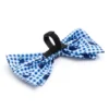 The Worthy Dog Gingham Whales Bow Tie Accessory