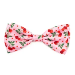 Cherries Jubilee Dog Bow Tie - Adjustable Collar Accessory By The Worthy Dog -Pet Shop GUEST d69afe35 89d2 428e aec7 a10471c6642d