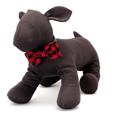 The Worthy Dog Buffalo Plaid Bow Tie Adjustable Collar Attachment Accessory 4 The Worthy Dog Buffalo Plaid Bow Tie Adjustable Collar Attachment Accessory - Image 2