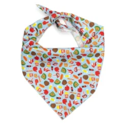 Home Run Baseball Bandana - Adjustable Square Tie-On Pet Accessory By The Worthy Dog -Pet Shop GUEST e91e4e6d 0726 4df0 8c13 11bde80201b0