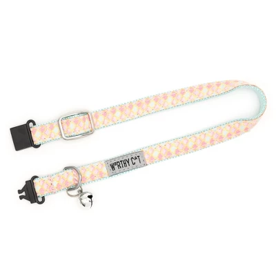 The Worthy Dog Mermaid Breakaway Adjustable Cat Collar 3 The Worthy Dog Mermaid Breakaway Adjustable Cat Collar