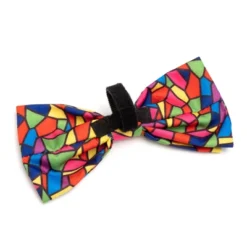 The Worthy Dog Stained Glass Bow Tie Accessory