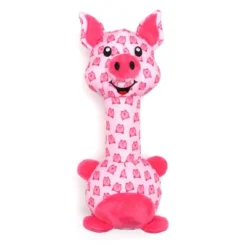 Piggy Long Neck Squeaky Plush Dog Toy - The Worthy Dog -Pet Shop GUEST f7857ff5 d876 40d9 9a42 c7d980167505