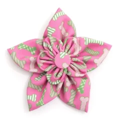 The Worthy Dog Preppy Bones Flower Accessory -Pet Shop GUEST f9079676 b980 406f bd85 2faf2a822cc5