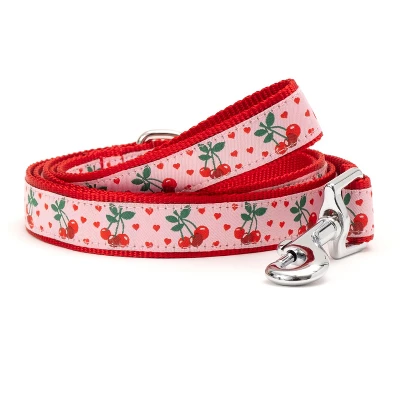 Cherries Jubilee Dog Leash - The Worthy Dog 5 Cherries Jubilee Dog Leash - The Worthy Dog - Image 3