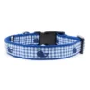 The Worthy Dog Gingham Whales Dog Collar -Pet Shop GUEST fee72d25 3b18 4876 bcbc 16fa7ffc0892